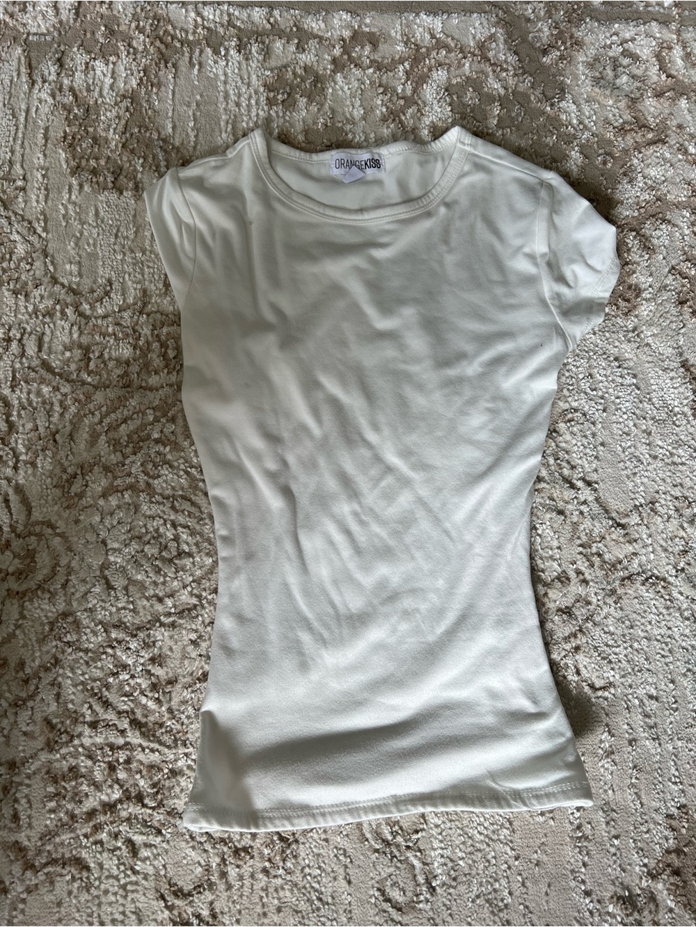 White Crewneck Short Sleeve Tee by Draper James